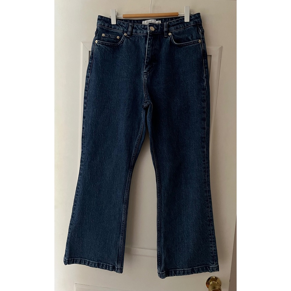 & Other Stories Paris Atelier Dark Wash Kick Flare Jeans Blue US 28